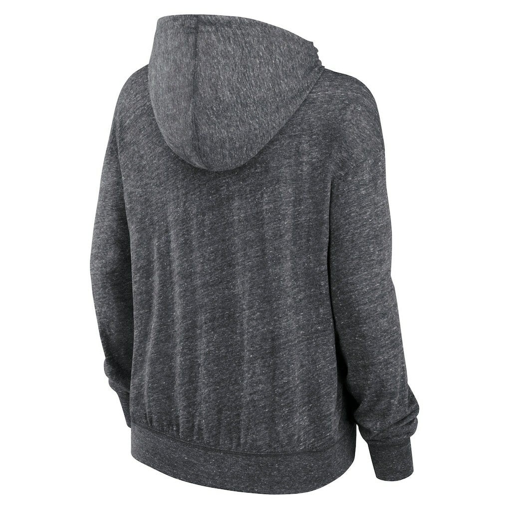 Los Angeles Rams Women's Team Spirit Gym Vintage Lightweight Hoodie Top Heather Charcoal - Nike
