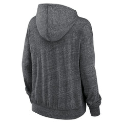 New York Jets Women's Team Spirit Gym Vintage Lightweight Hoodie Top Heather Charcoal - Nike