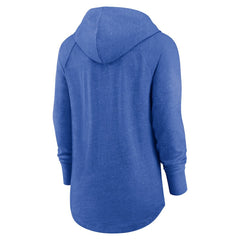 Los Angeles Rams Women's Minimal Statement Lightweight Raglan Funnel Neck Pullover Hoodie Royal - Nike