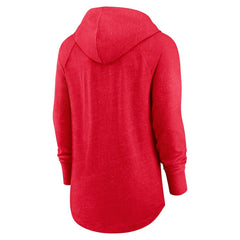Kansas City Chiefs Women's Minimal Statement Lightweight Raglan Funnel Neck Pullover Hoodie Red - Nike