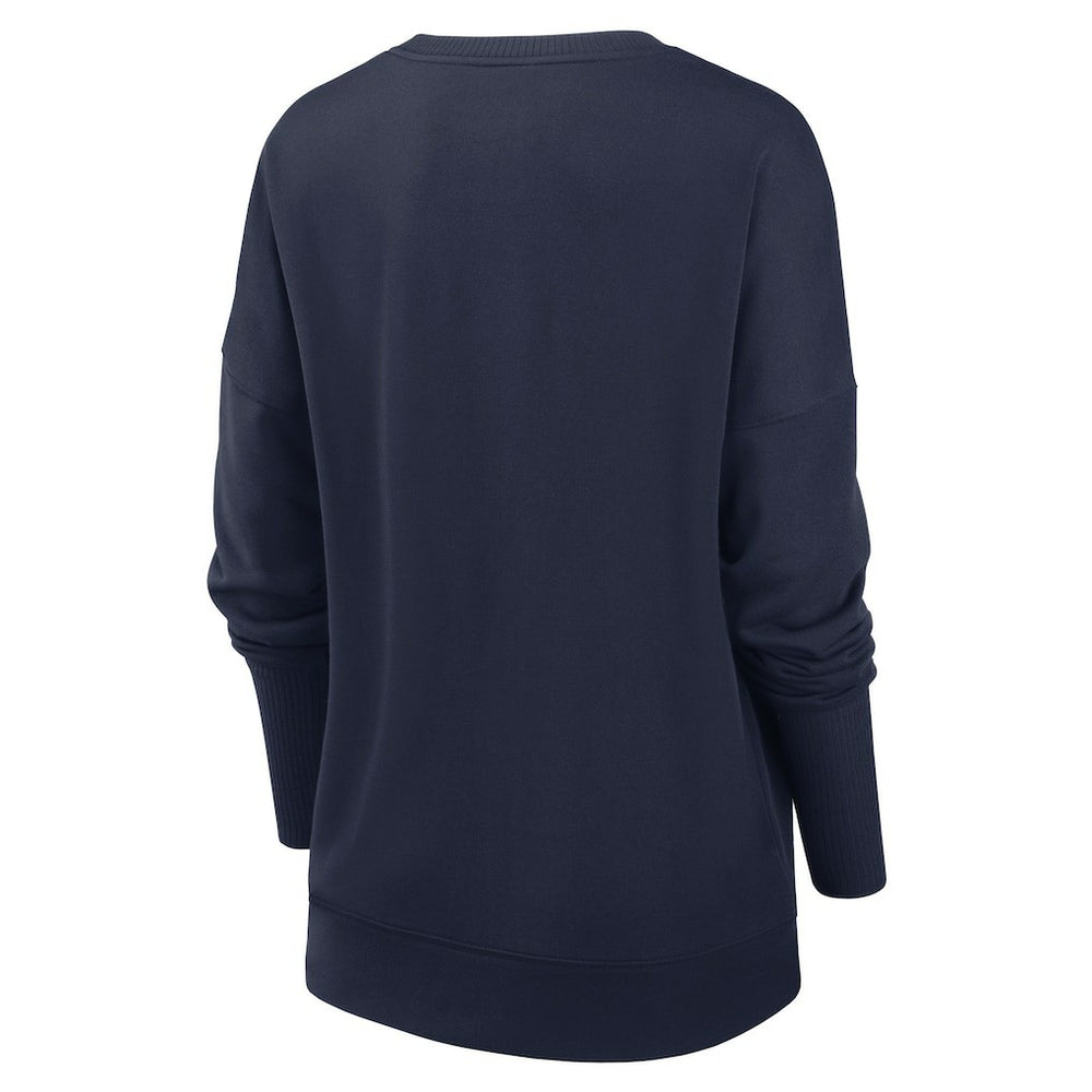New York Giants Women's Rewind Playback Icon Performance Pullover Sweatshirt Navy - Nike