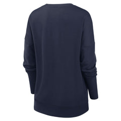 New York Giants Women's Rewind Playback Icon Performance Pullover Sweatshirt Navy - Nike