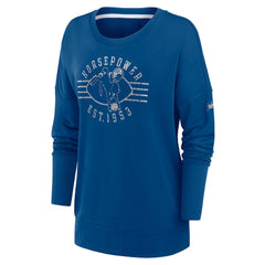 Indianapolis Colts Women's Rewind Playback Icon Performance Pullover Sweatshirt Royal - Nike