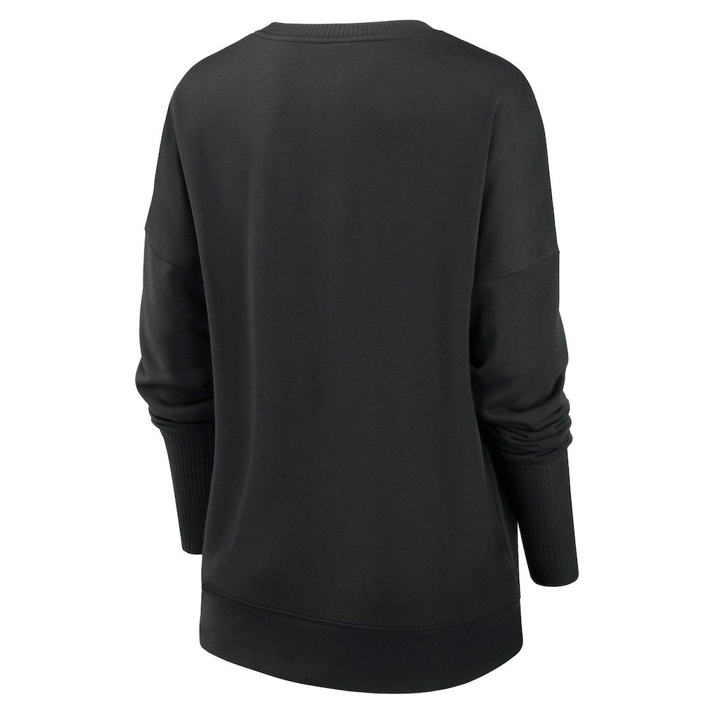 New Orleans Saints Women's Rewind Playback Icon Performance Pullover Sweatshirt Black - Nike