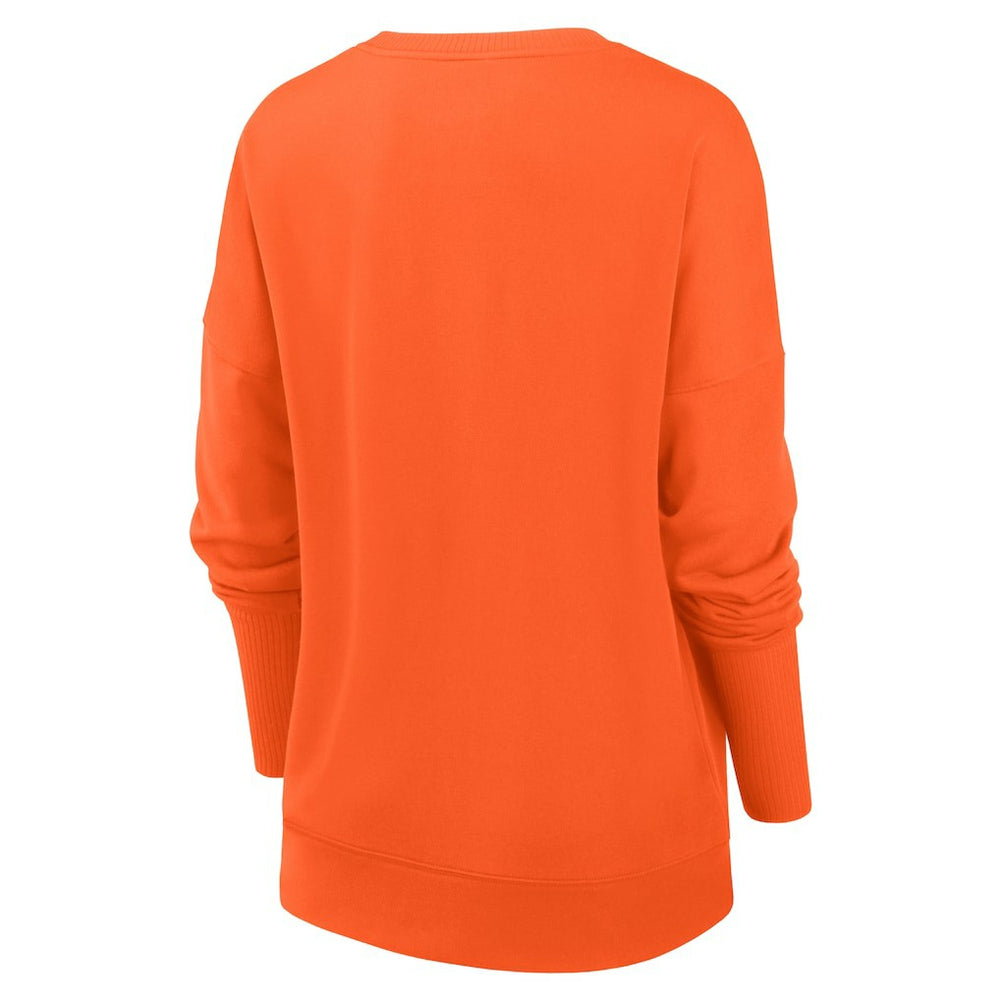 Chicago Bears Women's Rewind Playback Icon Performance Pullover Sweatshirt Orange - Nike