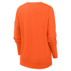 Chicago Bears Women's Rewind Playback Icon Performance Pullover Sweatshirt Orange - Nike