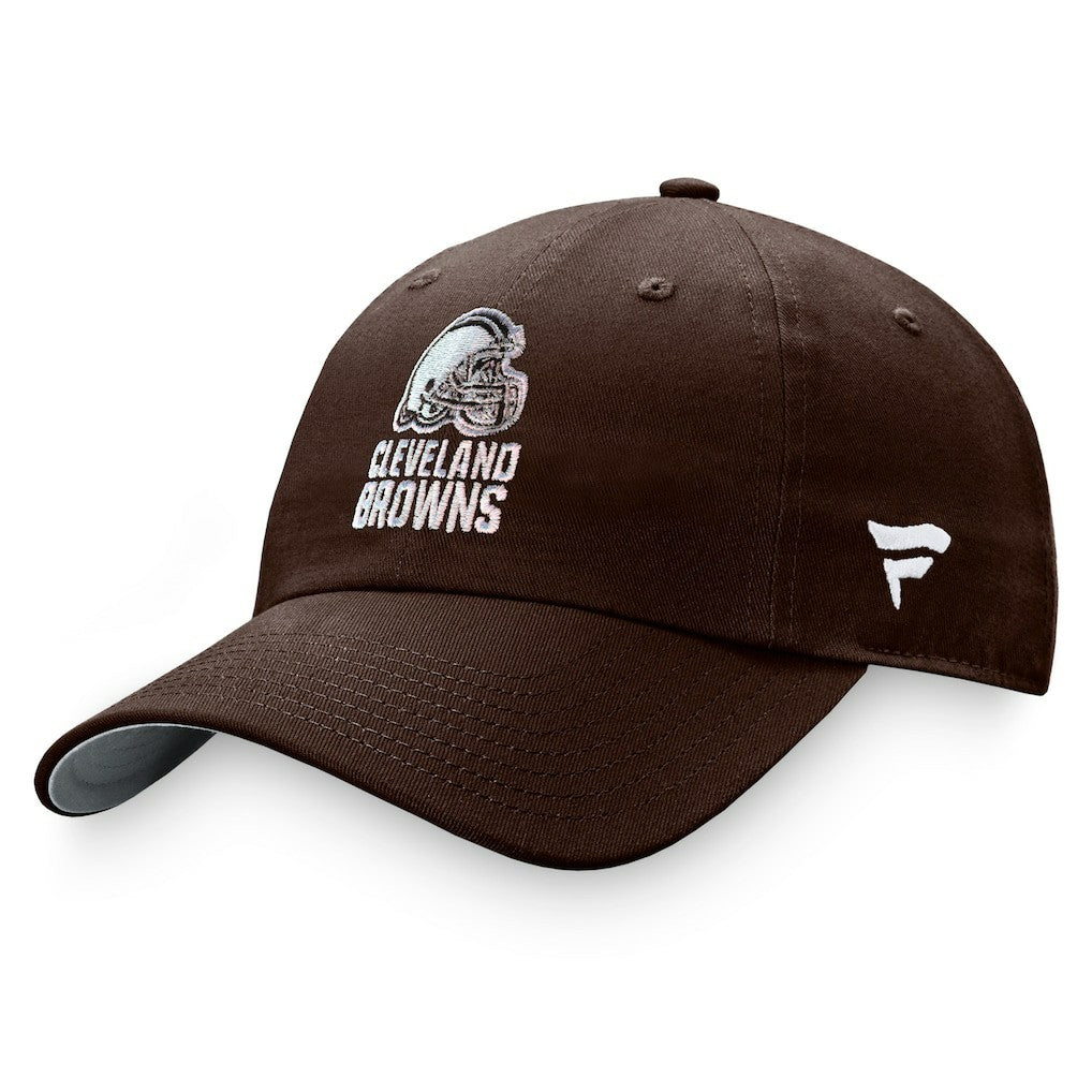 Cleveland Browns Women's Iconic Iridescent Adjustable Hat Brown - Fanatics
