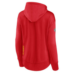Calgary Flames - Fanatics Women's Authentic Pro Rink Full-Zip Hoodie Red