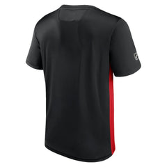 Detroit Red Wings - Fanatics Authentic Pro Rink Tech T-Shirt Black/Red