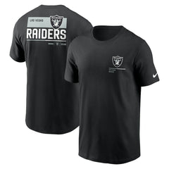 Las Vegas Raiders Team Incline T-Shirt Black - Nike