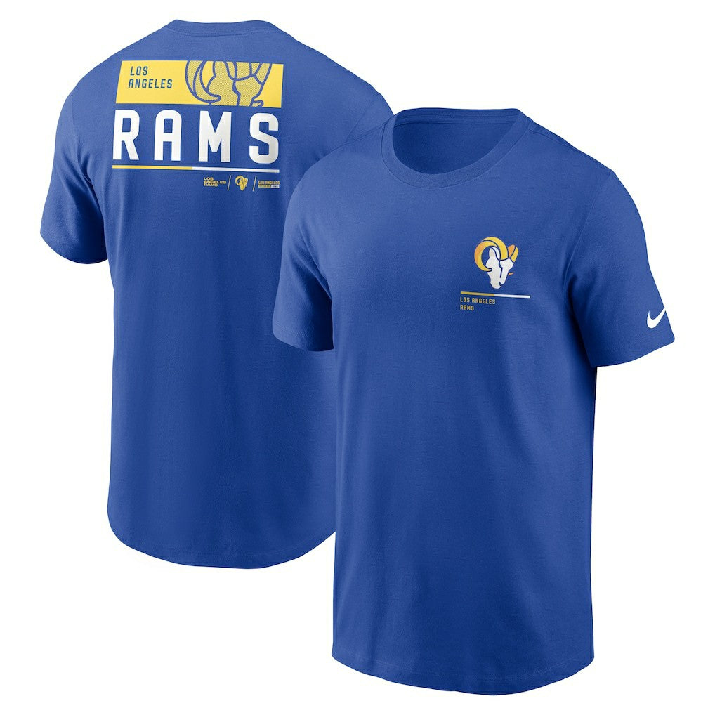 Los Angeles Rams Team Incline T-Shirt Royal - Nike