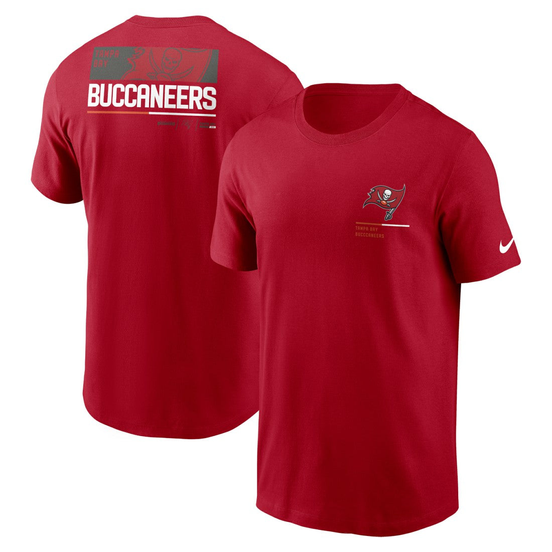 Tampa Bay Buccaneers Team Incline T-Shirt Red - Nike