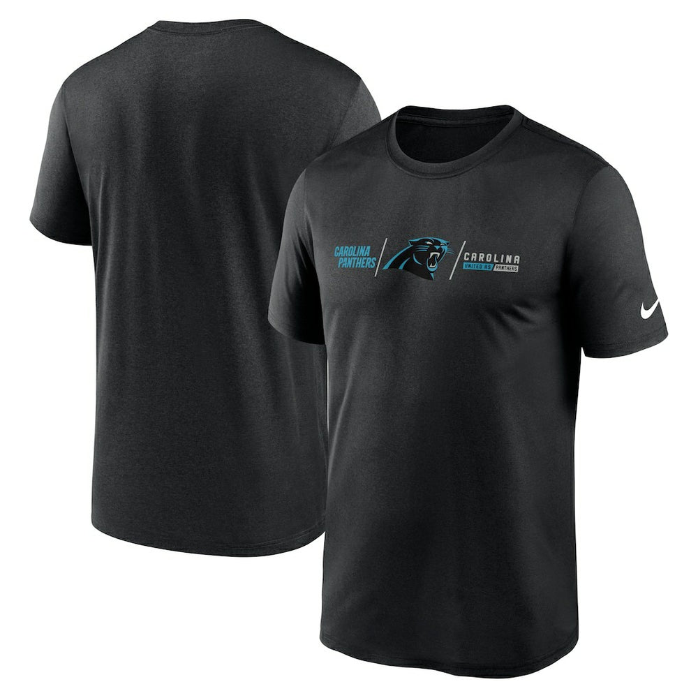 Carolina Panthers Horizontal Lockup Legend Performance T-Shirt Black - Nike