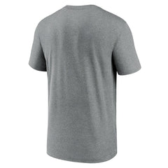 New Orleans Saints Horizontal Lockup Legend Performance T-Shirt Heathered Charcoal - Nike