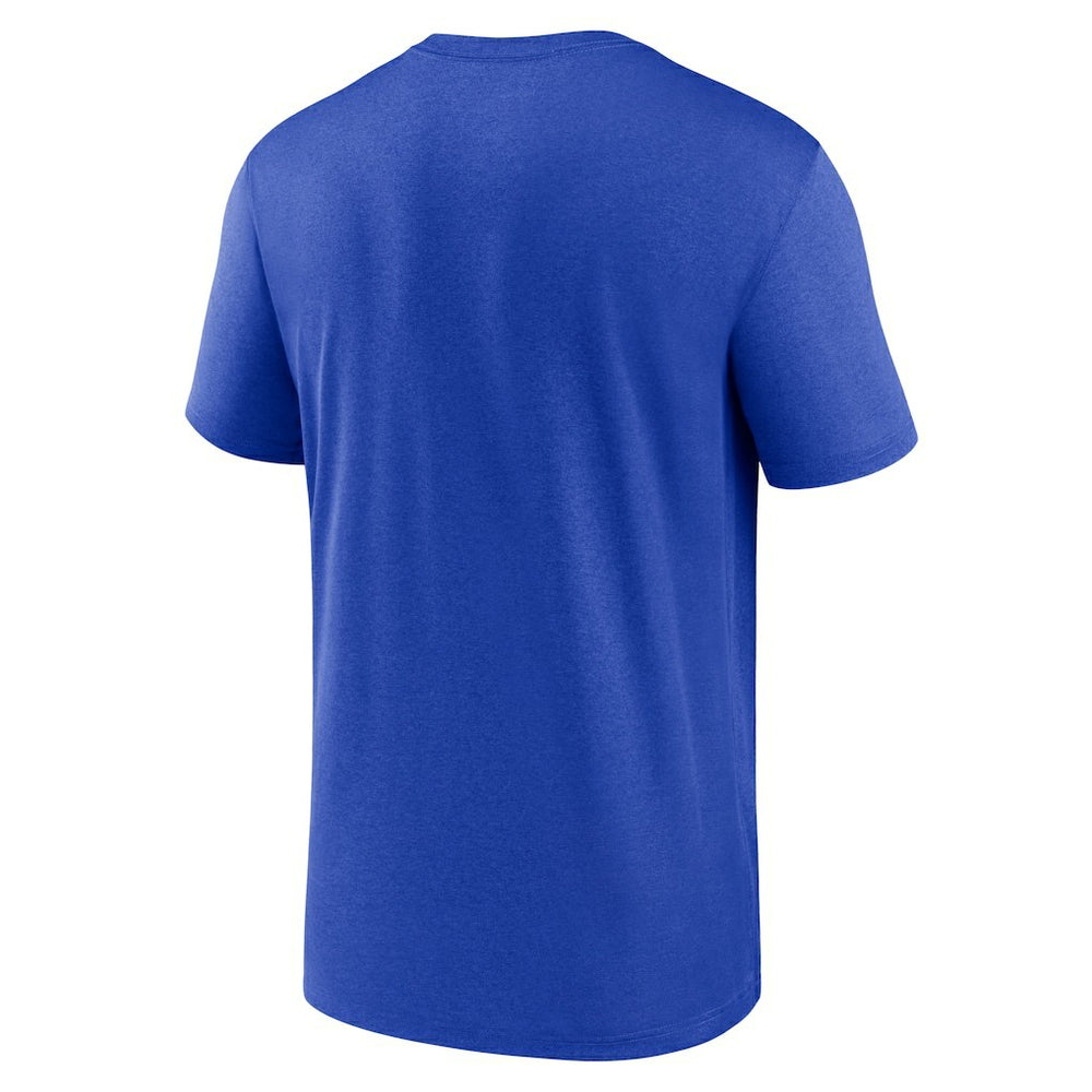 Los Angeles Rams Horizontal Lockup Legend Performance T-Shirt Royal - Nike