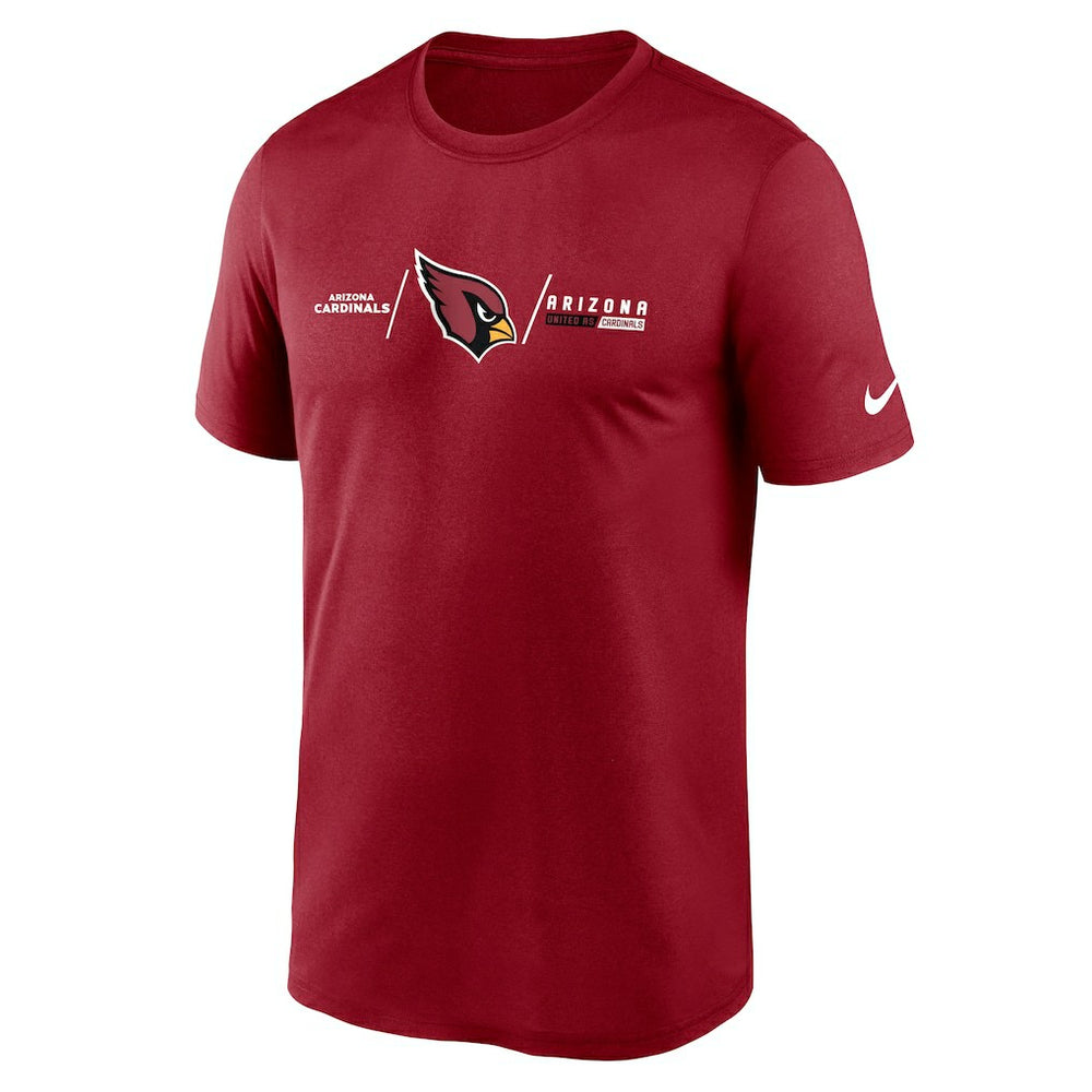 Arizona Cardinals Horizontal Lockup Legend Performance T-Shirt Cardinal - Nike