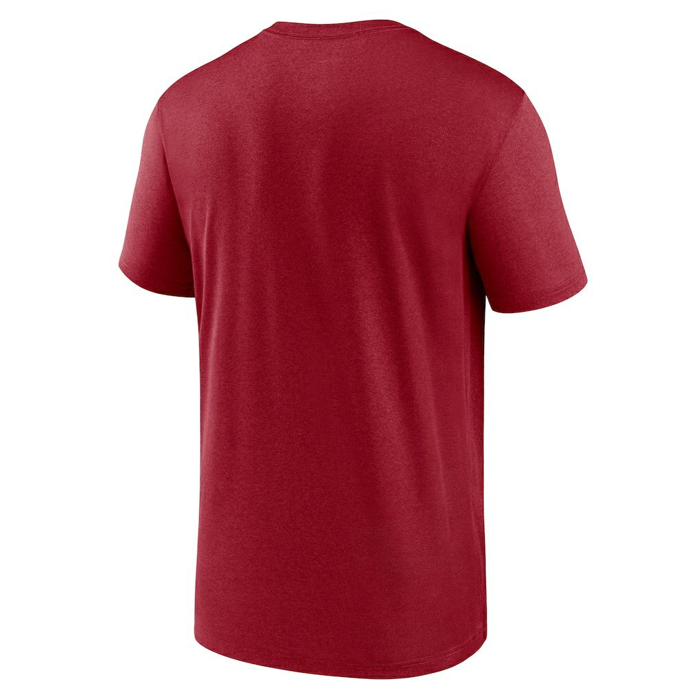 Arizona Cardinals Horizontal Lockup Legend Performance T-Shirt Cardinal - Nike