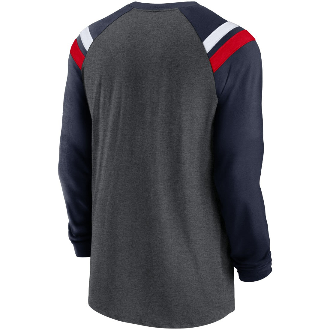 Tennessee Titans Tri-Blend Raglan Athletic Long Sleeve Fashion T-Shirt Heathered Charcoal/Navy - Nike