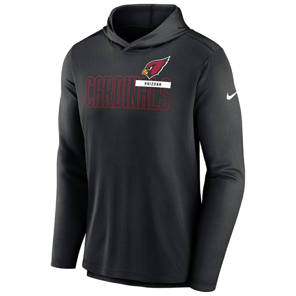 Arizona Cardinals Lightweight Performance Hooded Long Sleeve T-Shirt Black - Nike
