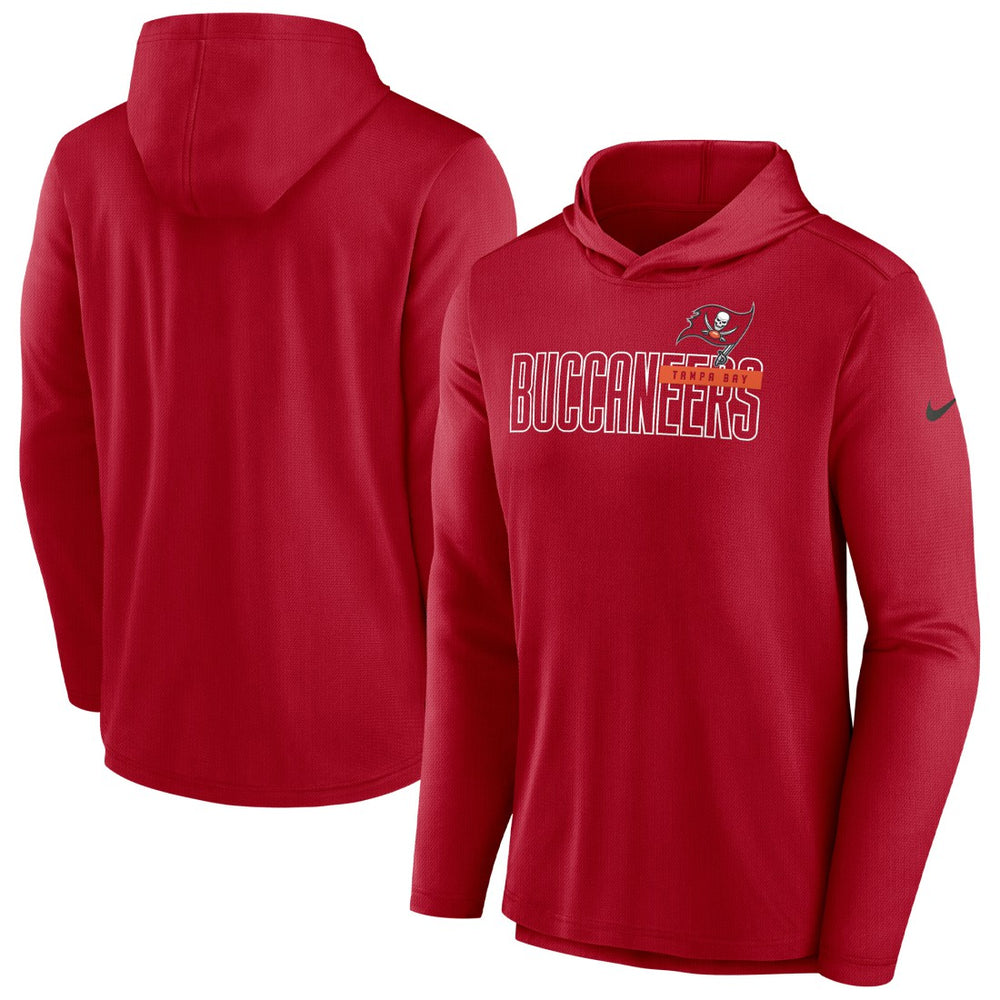 Tampa Bay Buccaneers Lightweight Performance Hooded Long Sleeve T-Shirt Red - Nike