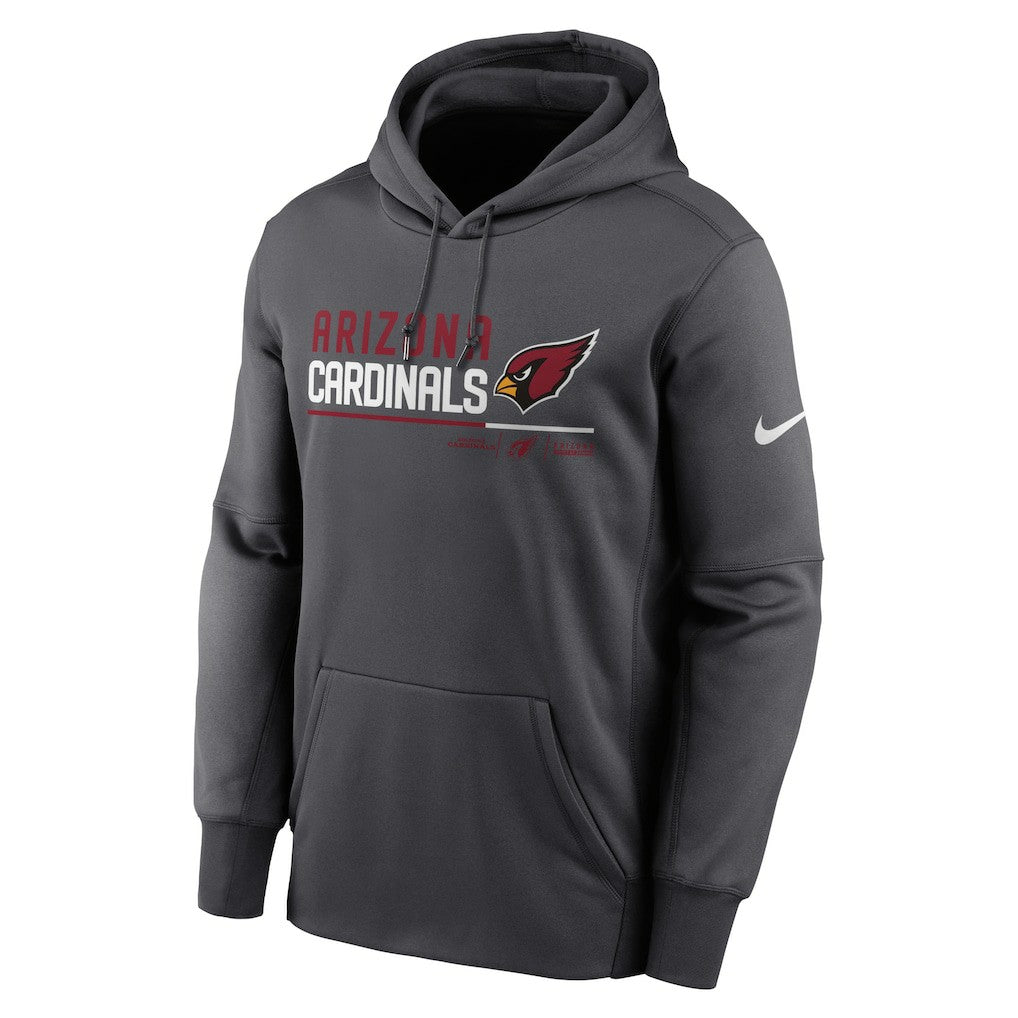 Arizona Cardinals Prime Logo Name Split Pullover Hoodie Anthracite - Nike