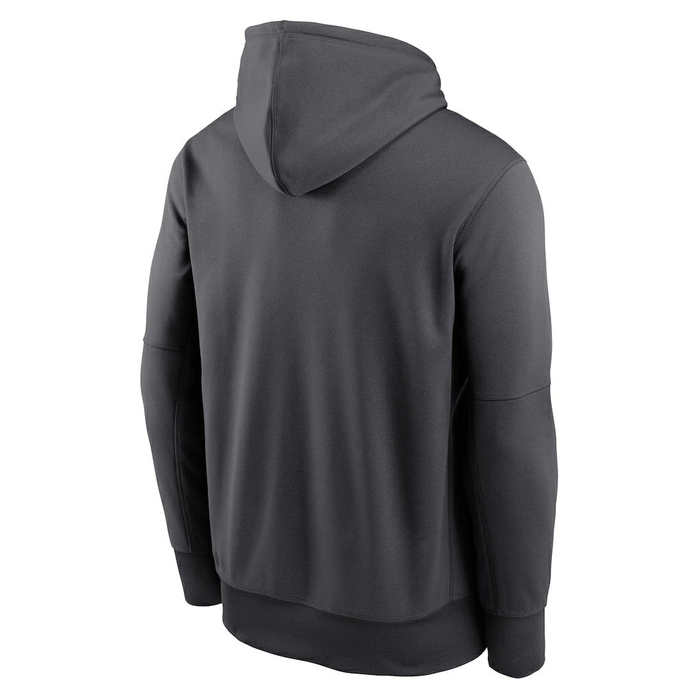 Seattle Seahawks Prime Logo Name Split Pullover Hoodie Anthracite - Nike