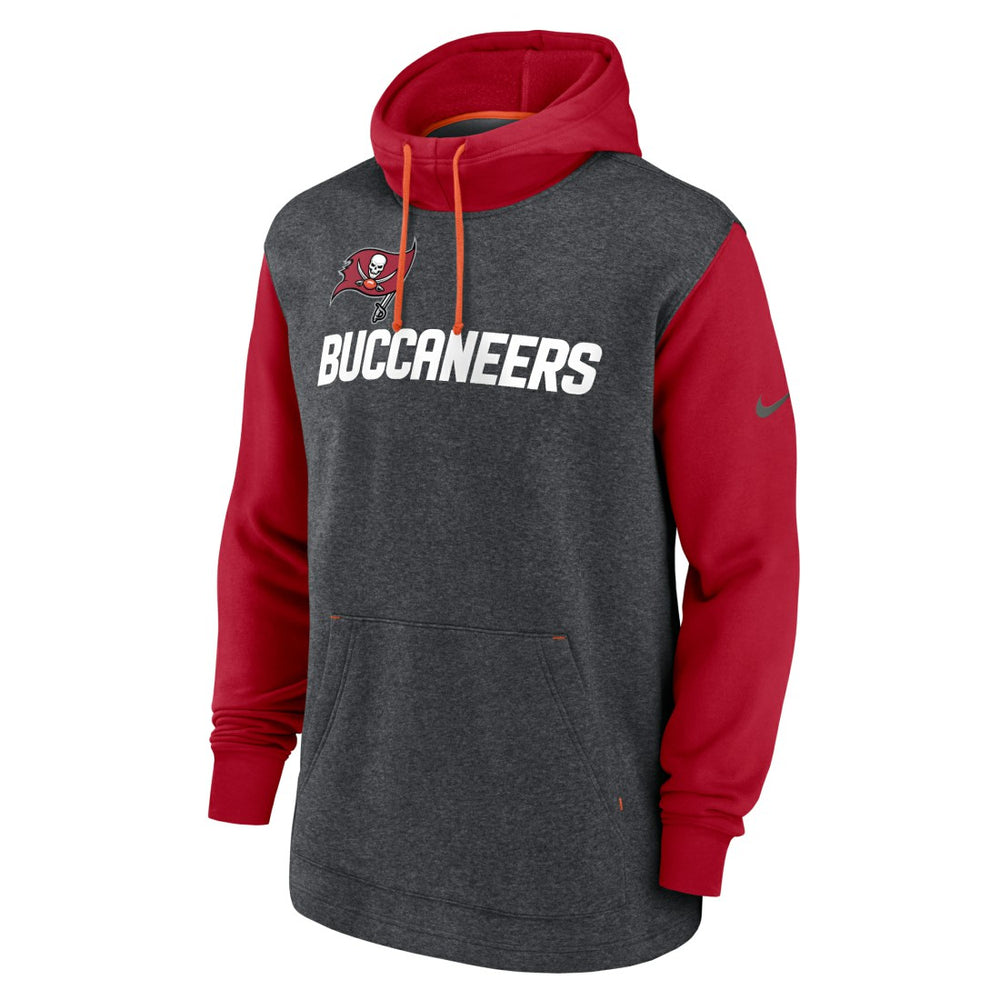Tampa Bay Buccaneers Surrey Legacy Pullover Hoodie Heathered Charcoal/Red - Nike