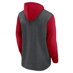 Tampa Bay Buccaneers Surrey Legacy Pullover Hoodie Heathered Charcoal/Red - Nike