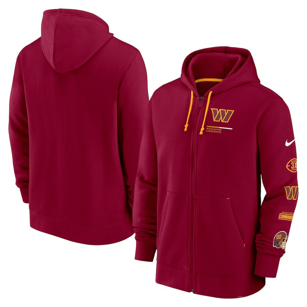 Washington Commanders Surrey Full-Zip Hoodie Burgundy - Nike