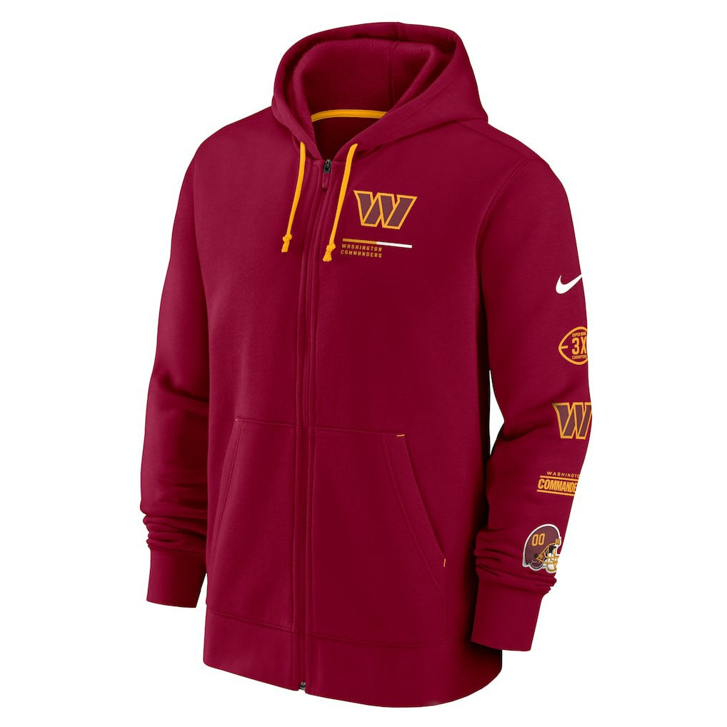 Washington Commanders Surrey Full-Zip Hoodie Burgundy - Nike