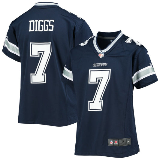 Trevon Diggs Dallas Cowboys Youth Game Jersey - Navy | NFL Jerseys