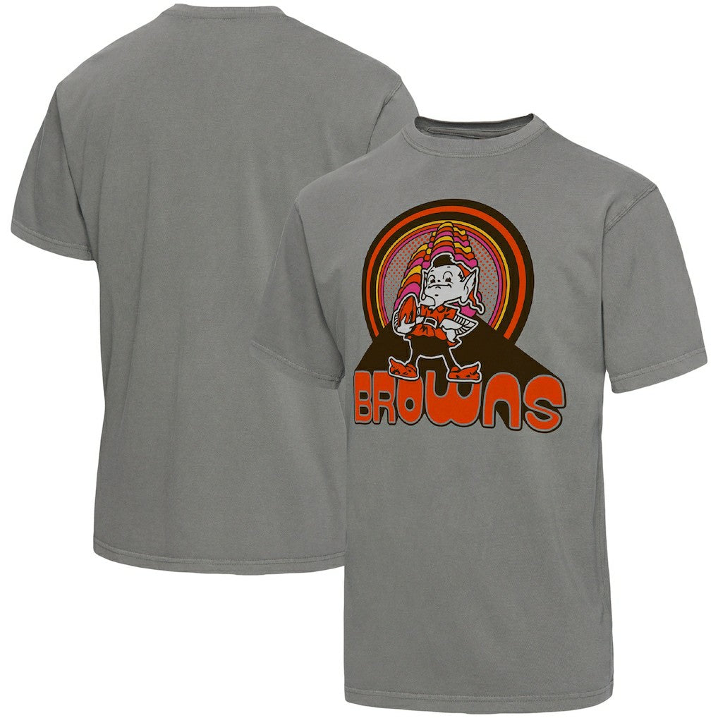 Cleveland Browns Junk Food Wonderland Infinity Vibe T-Shirt Graphite - NFL