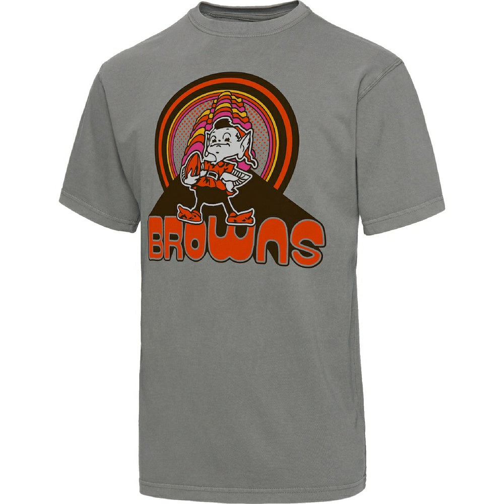 Cleveland Browns Junk Food Wonderland Infinity Vibe T-Shirt Graphite - NFL