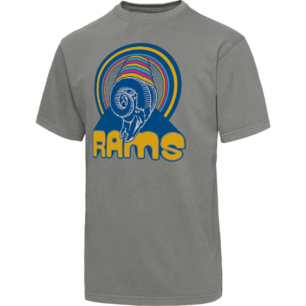Los Angeles Rams Junk Food Wonderland Infinity Vibe T-Shirt Graphite - NFL