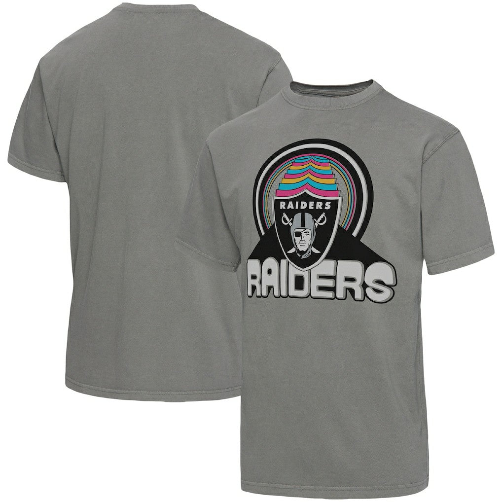 Las Vegas Raiders Junk Food Wonderland Infinity Vibe T-Shirt Graphite - NFL