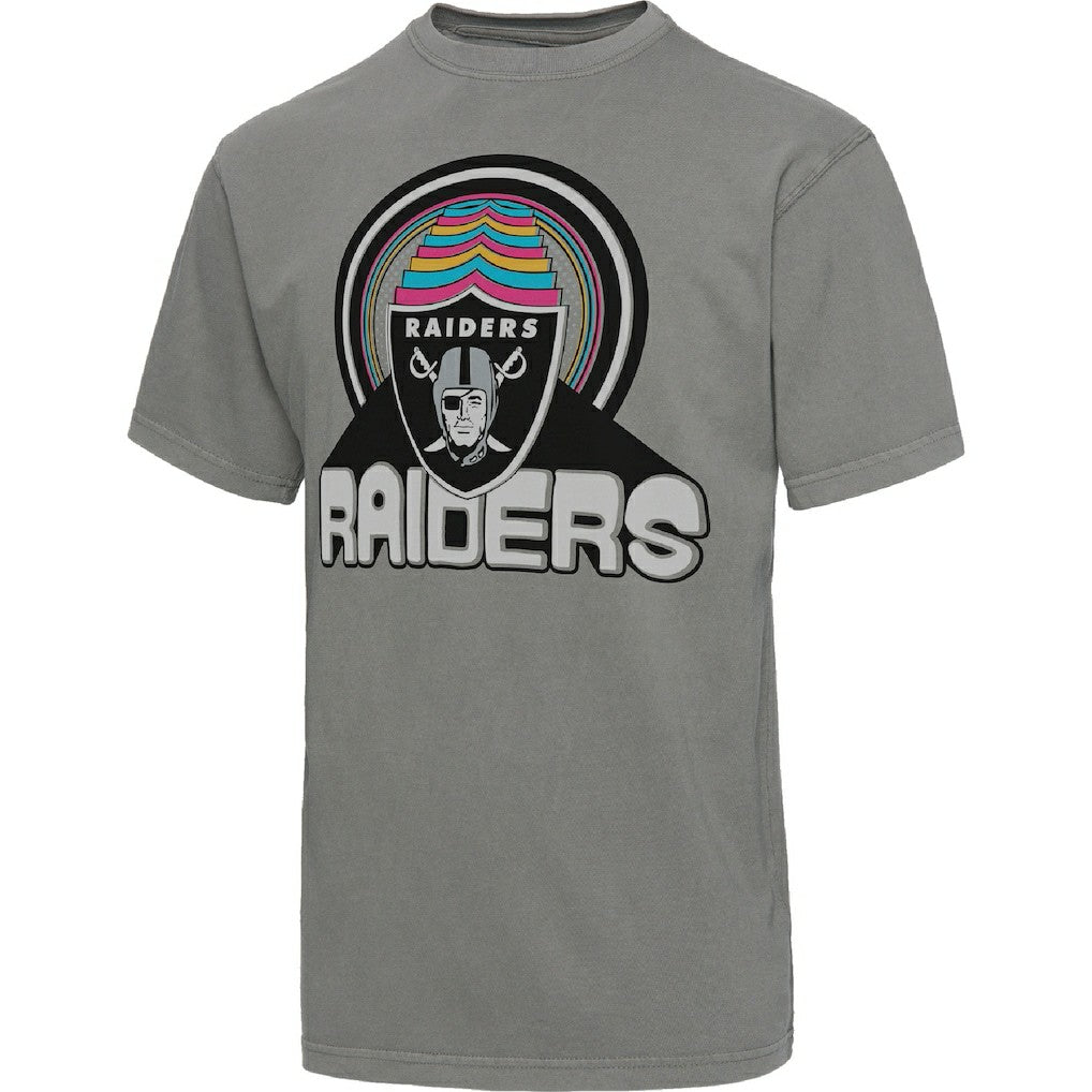 Las Vegas Raiders Junk Food Wonderland Infinity Vibe T-Shirt Graphite - NFL