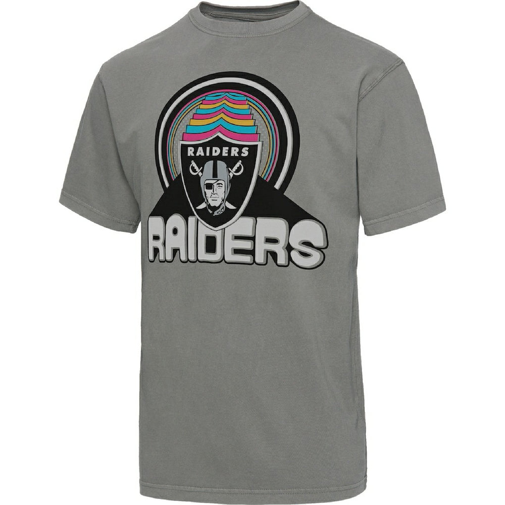Las Vegas Raiders Junk Food Wonderland Infinity Vibe T-Shirt Graphite - NFL