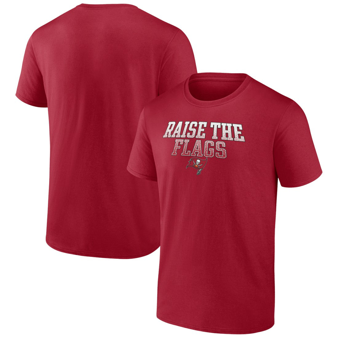 Tampa Bay Buccaneers Big & Tall Raise the Flags Statement T-Shirt Red - Fanatics
