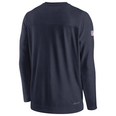 Tennessee Titans Sideline Lockup Performance Pullover Sweatshirt Navy - Nike