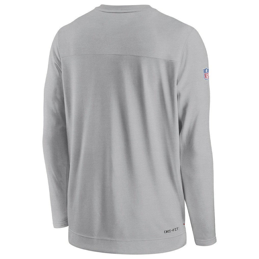 Cleveland Browns Sideline Lockup Performance Pullover Sweatshirt Gray - Nike