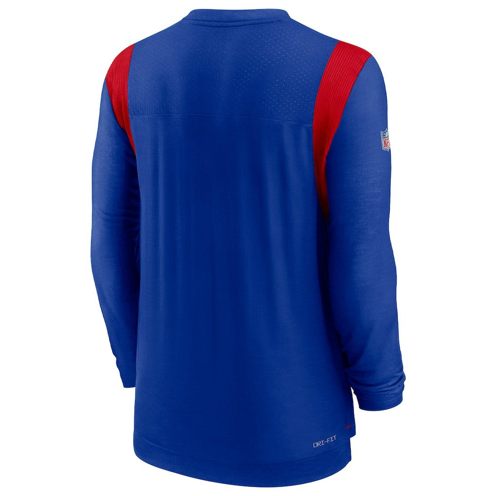 Buffalo Bills Sideline Tonal Logo Performance Player Long Sleeve T-Shirt Royal - Nike