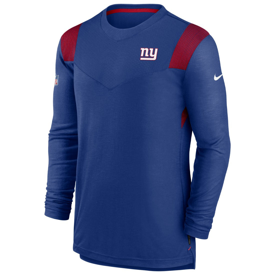 New York Giants Sideline Tonal Logo Performance Player Long Sleeve T-Shirt Royal - Nike