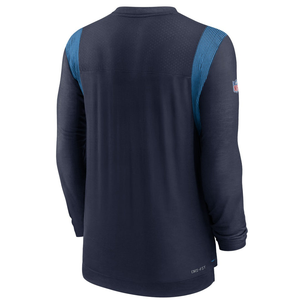Tennessee Titans Sideline Tonal Logo Performance Player Long Sleeve T-Shirt Navy - Nike