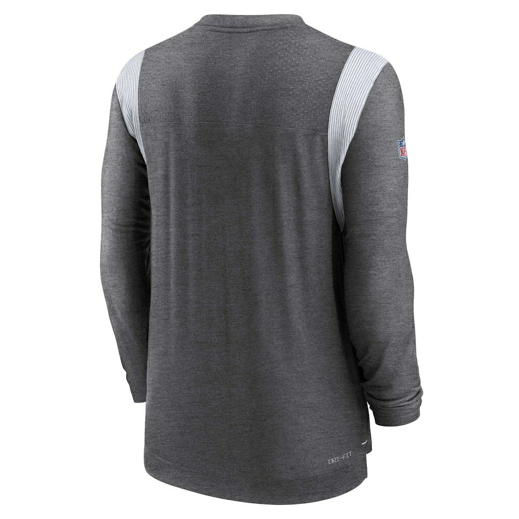 Indianapolis Colts Sideline Tonal Logo Performance Player Long Sleeve T-Shirt Charcoal - Nike
