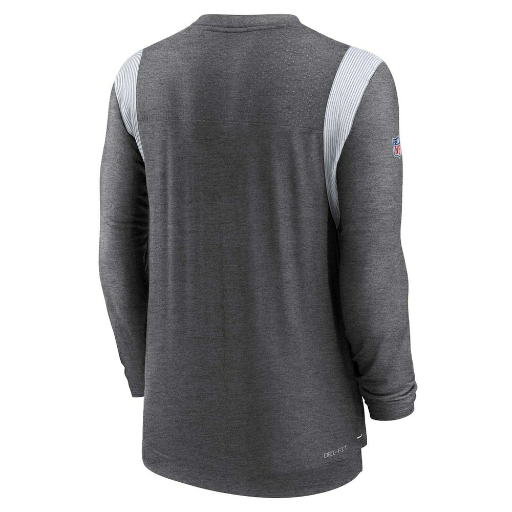 Indianapolis Colts Sideline Tonal Logo Performance Player Long Sleeve T-Shirt Charcoal - Nike