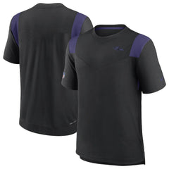 Baltimore Ravens Sideline Tonal Logo Performance Player T-Shirt Black - Nike