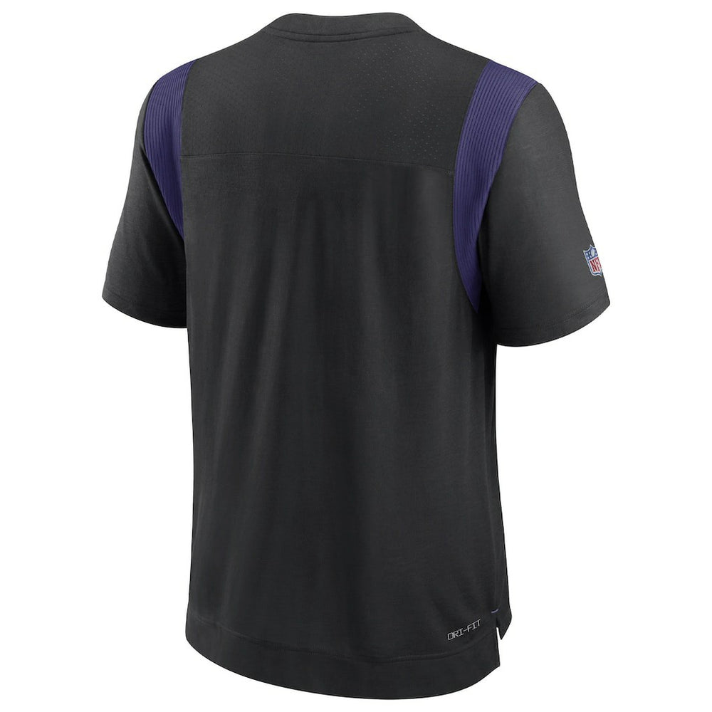 Baltimore Ravens Sideline Tonal Logo Performance Player T-Shirt Black - Nike