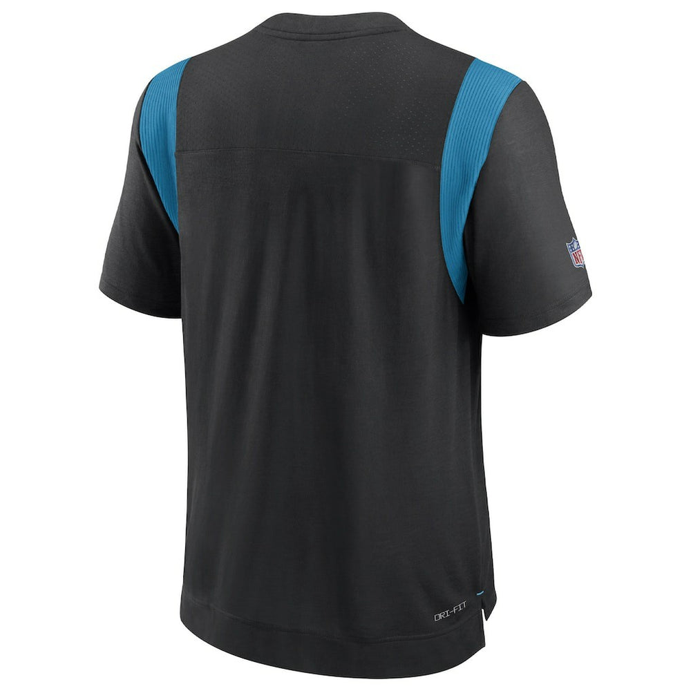 Carolina Panthers Sideline Tonal Logo Performance Player T-Shirt Black - Nike