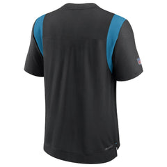 Carolina Panthers Sideline Tonal Logo Performance Player T-Shirt Black - Nike
