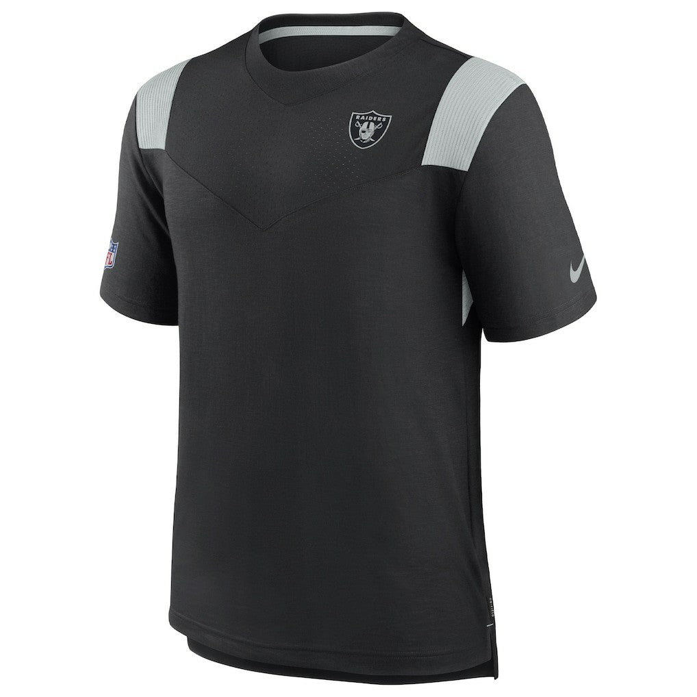 Las Vegas Raiders 2022 Sideline Tonal Logo Performance Player T-Shirt Black - Nike